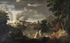 Orpheus & Eurydice   1648  Nicolas Poussin   Oil on canvas  Musee du Louvre  Paris  France Poster Print - Item # VARSAL11582055