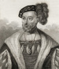 James V King Of Scotland 1512 - 1542 From The Book A Catalogue Of Royal And Noble Authors Volume V Published 1806 PosterPrint - Item # VARDPI1862690