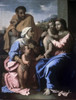 The Holy Family with John the Baptist & St. Elizabeth  1644-1655  Nicolas Poussin  Oil on canvs  State Hermitage Museum  St. Petersburg  Russia Poster Print - Item # VARSAL261876