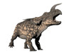 Einiosaurus dinosaur, white background Poster Print - Item # VARPSTEDV600055P