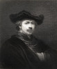 Rembrandt Harmenszoon Van Rijn 1606-1669. Dutch Artist. From The Book _Gallery Of Portraits? Published London 1833. PosterPrint - Item # VARDPI1858808