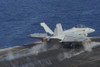 Mediterranean Sea, October 23, 2013 - An F/A-18F Super Hornet launches from the flight deck of the aircraft carrier USS Nimitz. Poster Print - Item # VARPSTSTK108064M