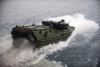 An amphibious assault vehicle departs the well deck of USS New Orleans Poster Print - Item # VARPSTSTK104787M
