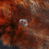 NGC 6888, the Crescent Nebula with Soap-Bubble Nebula Poster Print - Item # VARPSTRGE100066S