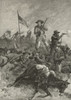 Custer's Last Fight Alfred R. Waud Engraving Poster Print - Item # VARSAL995103203