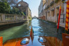 Buildings along the shoreline of a canal viewed from a boat; Venice, Veneto, Italy PosterPrint - Item # VARDPI2413986
