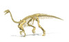 3D rendering of a Plateosaurus dinosaur skeleton, perspective view Poster Print - Item # VARPSTVET600032P