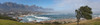 Elevated view of a beach with mountain range in the background, Twelve Apostles, Camps Bay, Cape Town, Western Cape Province, South Africa Poster Print - Item # VARPPI168233