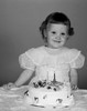 Portrait of small girl with birthday cake Poster Print - Item # VARSAL2557563A