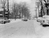 USA  New York  Binghamton  Street covering by snow with cars passing Poster Print - Item # VARSAL255420691