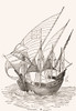 A 15Th Century Caravel. From El Museo Popular Published Madrid, 1889 PosterPrint - Item # VARDPI2334515