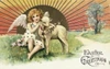 Easter Greetings  Nostalgia Cards Poster Print