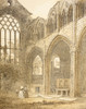 Ruins Of Holyrood Abbey, Edinburgh, Scotland From A 19Th Century Engraving. Entrance To The Royal Vault. From The Scots Worthies According To Howie's Second Edition, 1781. Published 1879. PosterPrint - Item # VARDPI1877561