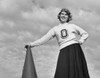 Low angle view of female cheerleader smiling Poster Print - Item # VARSAL25524702