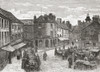 The Market Place And Old Town Hall, Carlisle, Cumbria, England In The Late 19Th Century. From Our Own Country Published 1898 PosterPrint - Item # VARDPI1957872