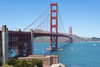 Suspension bridge over the Pacific Ocean, Golden Gate Bridge, San Francisco, San Francisco County, California, USA Poster Print - Item # VARPPI169682