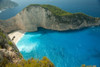 Shipwreck Bay  Zakynthos  Ionian Islands  Greece Poster Print by Panoramic Images (19 x 12) - Item # PPI133333