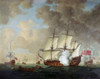 British Men-O' War on the Open Sea  John Thomas Serres Poster Print - Item # VARSAL900123295