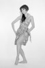 Portrait of pin-up girl pulling up dress Poster Print - Item # VARSAL255417715
