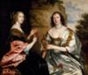 Lady Morton and Mrs. Killigrew  by Sir Anthony van Dyck  painting  London  Marlborough Fine Arts Ltd. Collection Poster Print - Item # VARSAL11582168