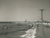 USA  New York State  New York City  Coney Island  Tourists on beach Poster Print - Item # VARSAL25543804