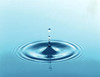Drops rising from ripples in blue water Poster Print by Panoramic Images (24 x 19) - Item # PPI117876