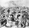 Britishers Crowding Beach at Brighton on Easter  1870 Poster Print - Item # VARSAL99587190