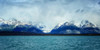 Lake with snow capped mountains in background, Lago Argentino, Santa Cruz Province, Patagonia, Argentina Poster Print - Item # VARPPI169564