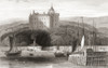 19th century view of Dunrobin Castle, Sutherland, Scotland. From Churton's Portrait and Lanscape Gallery, published 1836. PosterPrint - Item # VARDPI2430771