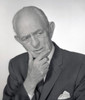 Studio portrait of senior man with hand on chin Poster Print - Item # VARSAL2551781B