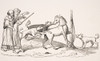 Fight Between Horses And Dogs. 19Th Century Reproduction Of 13Th Century Manuscript PosterPrint - Item # VARDPI1857935