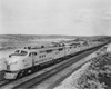 Passenger train on railroad tracks Poster Print - Item # VARSAL25540803