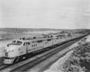 Passenger train on railroad tracks Poster Print - Item # VARSAL25540803