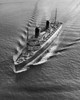 High angle view of a cruise ship in the sea  SS Liberte Poster Print - Item # VARSAL25524810