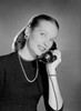 Young beautiful woman talking on phone Poster Print - Item # VARSAL255418912