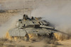An Israel Defense Force Magach 7 main battle tank during an exercise in the Negev desert, Israel Poster Print - Item # VARPSTZDN100157M