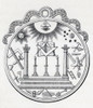 Masonic Seal Engraving From The Book The History Of Freemasonry Volume Iii Published By Thomas C. Jack London 1883 PosterPrint - Item # VARDPI1861677