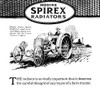 Modine Spirex Radiator advertisement with illustration of farmer on tractor from early 20th century. PosterPrint - Item # VARDPI12272340