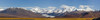 Composite Panorama Of Maclaren Glacier, Maclaren River Valley And Alaska Range Mountains In Late Fall In Interior Alaska PosterPrint - Item # VARDPI2139397