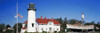 Low angle view of a lighthouse, Chatham Light, Coast Guard Station Chatham, Chatham, Barnstable County, Massachusetts, USA Poster Print - Item # VARPPI158286
