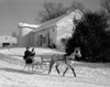 Man and woman on sleigh Poster Print - Item # VARSAL255416252