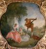 The Music Lesson by Nicolas Lancret   France  Paris  Musee du Louvre Poster Print - Item # VARSAL11581995