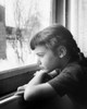 Girl leaning on sill looking out window Poster Print - Item # VARSAL2554122A Girl leaning on sill looking out window Poster Print - Item # VARSAL2554122A