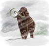 Mammuthus primigenius walking through a blizzard Poster Print - Item # VARPSTATU600006P