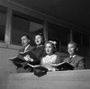 Family singing in church Poster Print - Item # VARSAL255418355