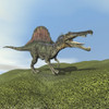 Spinosaurus dinosaur walking on the grass Poster Print - Item # VARPSTEDV600162P