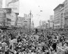USA  Louisiana  New Orleans  Mardi Gras crowd on Canal Street Poster Print - Item # VARSAL255422931