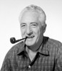 Studio portrait of man smoking pipe Poster Print - Item # VARSAL25549378