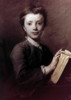 Portrait of Boy with a Book by Jean-Baptiste Perronneau  1740s  1715-1783  Russia  Saint Petersburg  Hermirage Museum Poster Print - Item # VARSAL90064995