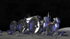 This artist's rendering represents a concept of possible activities during future space exploration missions. It depicts crewmembers involved in lunar drilling Poster Print - Item # VARPSTSTK201829S